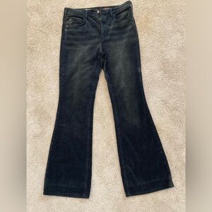 Charcoal corduroy pants from Anthropologie